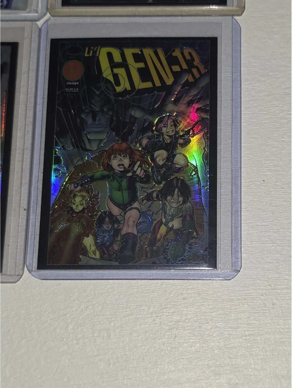 VTG Gen 13 Chromium Variant Covers & Freefall Lenticular SP Chase Card Lot